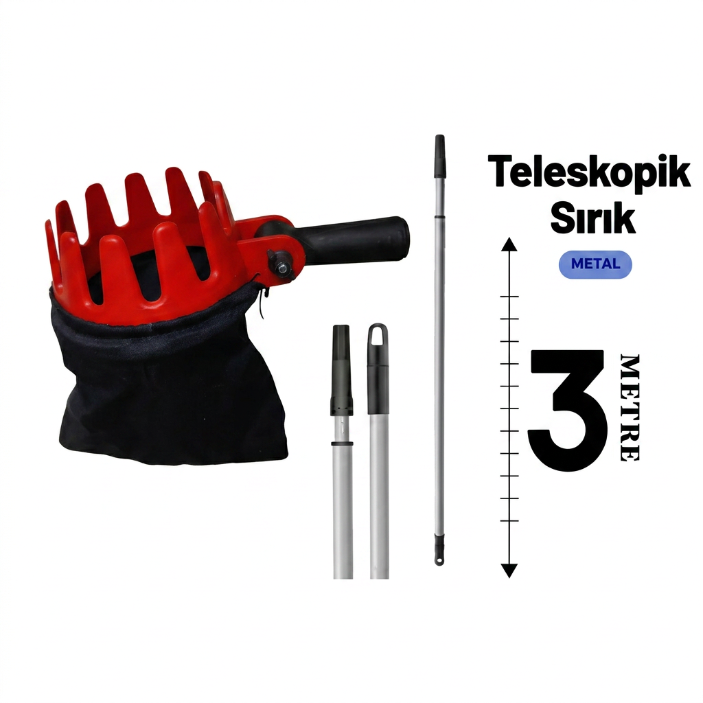 Ritar MT-100 Meyve Toplama Alet + 3MT Teleskopik Sap