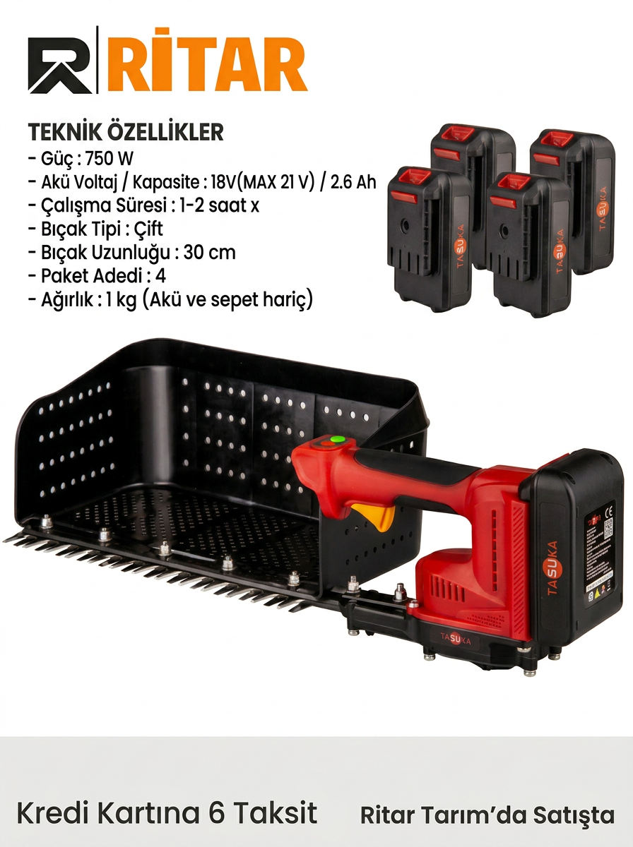 Tasuka TS-30TPC Çay Toplama Makinesi